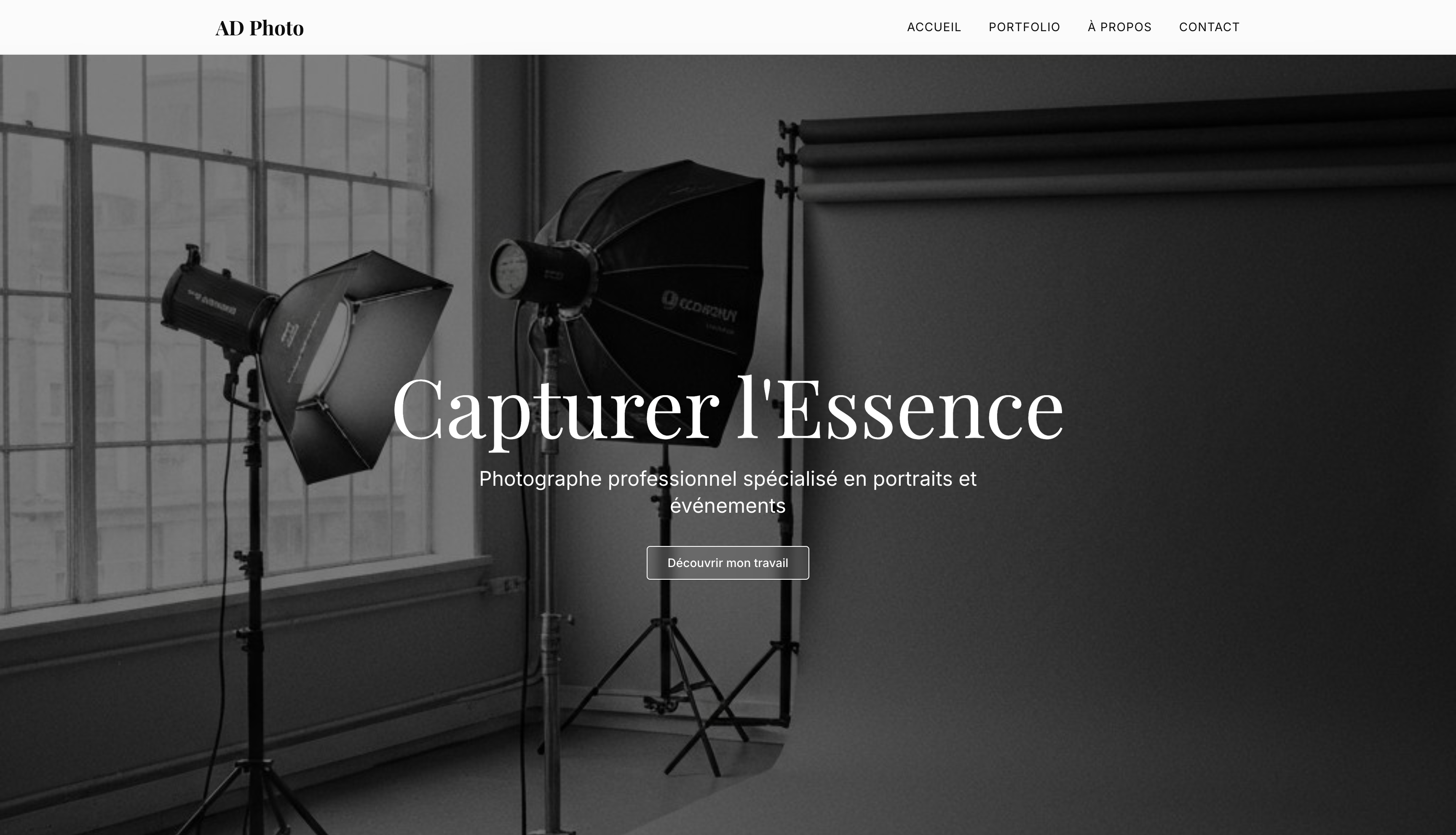 AD Photo — aperçu du site